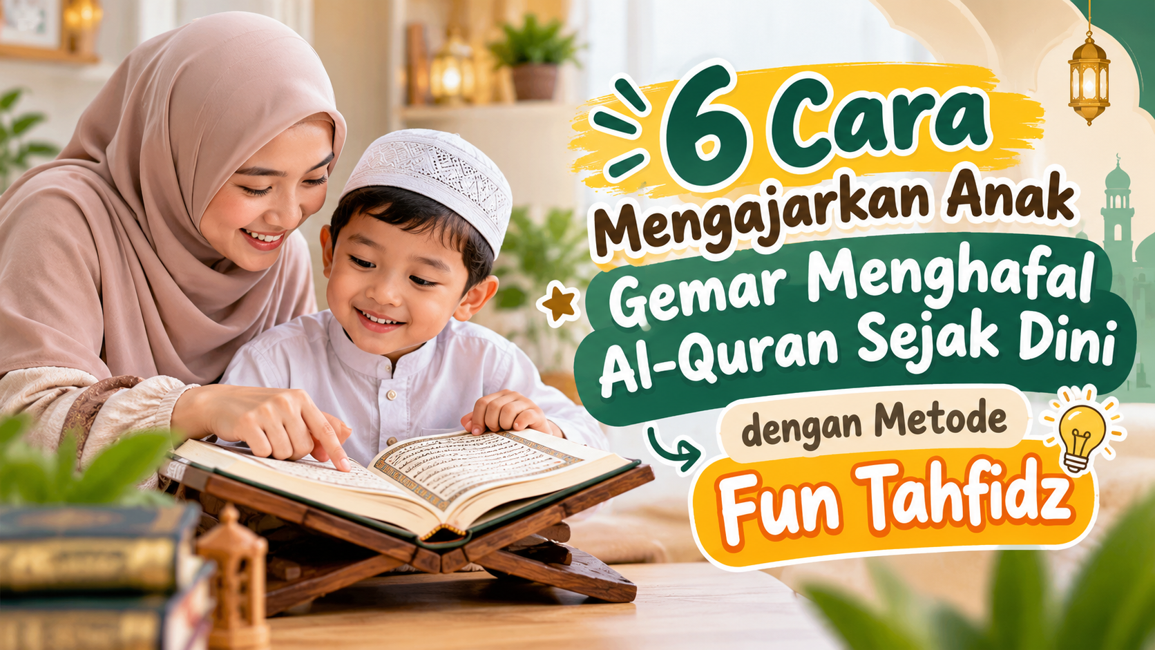 6 Cara Mengajarkan Anak Gemar Menghafal Al-Quran Sejak Dini dengan Metode Fun Tahfidz